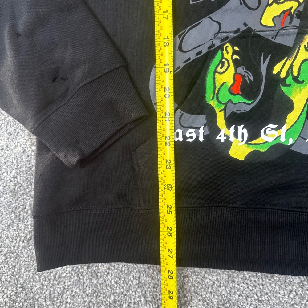 Ed Hardy Hoodie Mens XL Eagle Snake Designer Streetwear Tattoo Art Cyber Y2K NWT - Picture 7 of 8